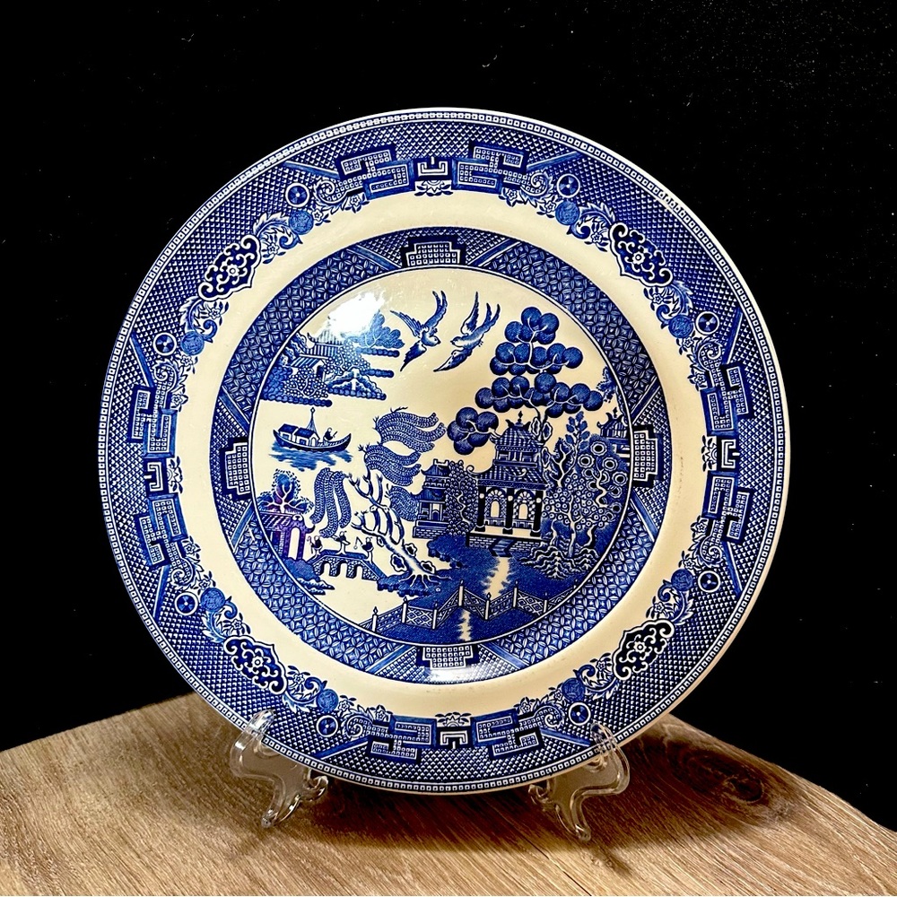 Johnson Brothers Willow Blue - Blue Willow Dinner Plate 10 1/4”